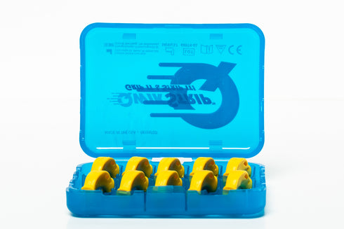 QwikStrip Dental Finishing Strips QS-SF (10 Pack) Yellow Single-Sided Super-Fine (.07mm)